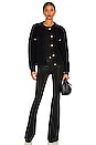 view 4 of 4 Khloe Boucle Cardigan in Black