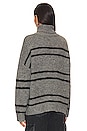 view 3 of 4 Veronica Sweater in Grey & Black
