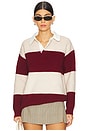 view 1 of 4 Waylon Sweater in Cream & Red