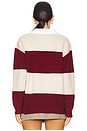view 3 of 4 Waylon Sweater in Cream & Red
