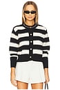view 1 of 4 Sofi Cardigan in Black & Ivory