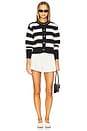 view 4 of 4 Sofi Cardigan in Black & Ivory