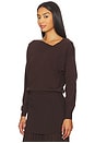 view 3 of 5 FAVORITE 오프 숄더 스웨터 in Brown