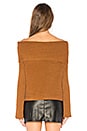 view 3 of 4 Benigna Off Shoulder Sweater in Bourbon