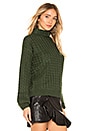 view 2 of 4 Juniper Cable Knit Sweater in Hunter Green