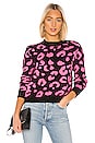 view 1 of 4 Civet Sweater in Black & Pink