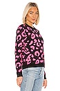 view 2 of 4 Civet Sweater in Black & Pink