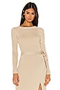 view 1 of 4 Alysa Sweater Set Top in Taupe