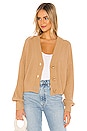 view 1 of 5 Walnut Cardigan in Taupe