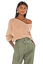 view 1 of 4 Favorite Off Shoulder Sweater in Taupe