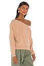 view 2 of 4 Favorite Off Shoulder Sweater in Taupe