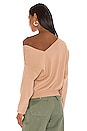 view 3 of 4 Favorite Off Shoulder Sweater in Taupe