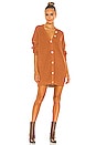 view 1 of 3 GILET ELISE in Rust