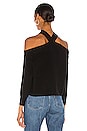 view 3 of 4 Ariana Cold Shoulder Sweater in Black