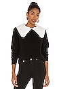 view 1 of 5 Pandora Sweater in Black & White