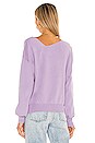 view 3 of 4 Favorite Off Shoulder Sweater in Lilac