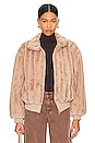 view 1 of 5 BLOUSON LUX in Taupe