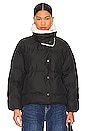 view 2 of 5 Sage Faux Fur Puffer Jacket in Black