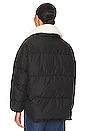 view 4 of 5 Sage Faux Fur Puffer Jacket in Black