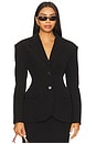 view 1 of 5 Ida Hourglass Blazer in Black