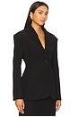 view 3 of 5 Ida Hourglass Blazer in Black