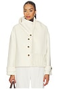 view 1 of 6 Sofia Scarf Jacket in Cream