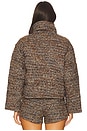 view 4 of 6 Clyde Puffer Jacket in Brown Multi