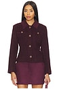 view 1 of 5 Charli Jacket in Maroon