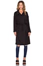 view 2 of 5 Amour Trench Coat in Black