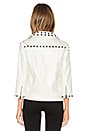 view 4 of 6 CHAQUETA STUD MOTO in White