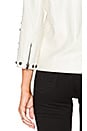 view 6 of 6 CHAQUETA STUD MOTO in White