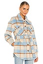 view 1 of 5 BLOUSON HARRISON in Taupe & Blue