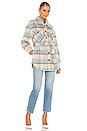 view 5 of 5 BLOUSON HARRISON in Taupe & Blue