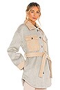 view 3 of 5 Harrison Belted Jacket in Grey