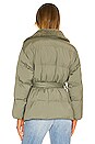 view 4 of 5 Saylor Belted Puffer Jacket in Olive