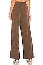 view 3 of 4 Berlin Button Slit Trouser in Brown