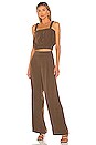view 4 of 4 Berlin Button Slit Trouser in Brown