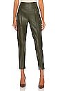 view 1 of 4 Kiara Faux Leather Pant in Olive
