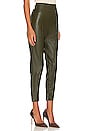 view 2 of 4 Kiara Faux Leather Pant in Olive