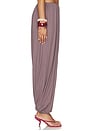 view 3 of 6 Diane Draped Knit Pants in Mauve