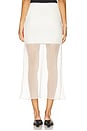 view 4 of 6 x REVOLVE Denman Midi Skirt in Cream