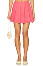 view 1 of 6 Emmeline Mini Skirt in Watermelon