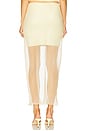 view 4 of 6 x REVOLVE Denman Midi Skirt in Light Yellow