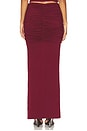 view 4 of 6 Mazzy Knit Skirt in Burgundy