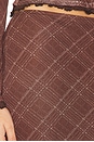 view 6 of 6 Richard Plaid Midi Skirt in Brown Multi