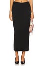 view 1 of 6 Ida Column Midi Skirt in Black