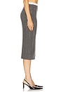 view 3 of 6 Alena Midi Skirt in Charcoal Grey