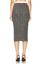 view 4 of 6 Alena Midi Skirt in Charcoal Grey