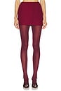 view 1 of 6 Noelia Mini Skirt in Bordeaux