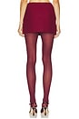 view 4 of 6 Noelia Mini Skirt in Bordeaux